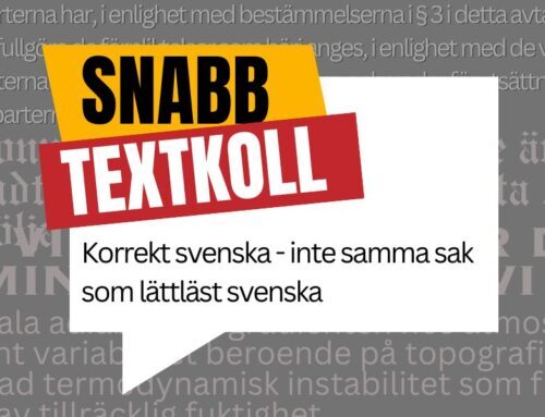 Snabb översikt av text
